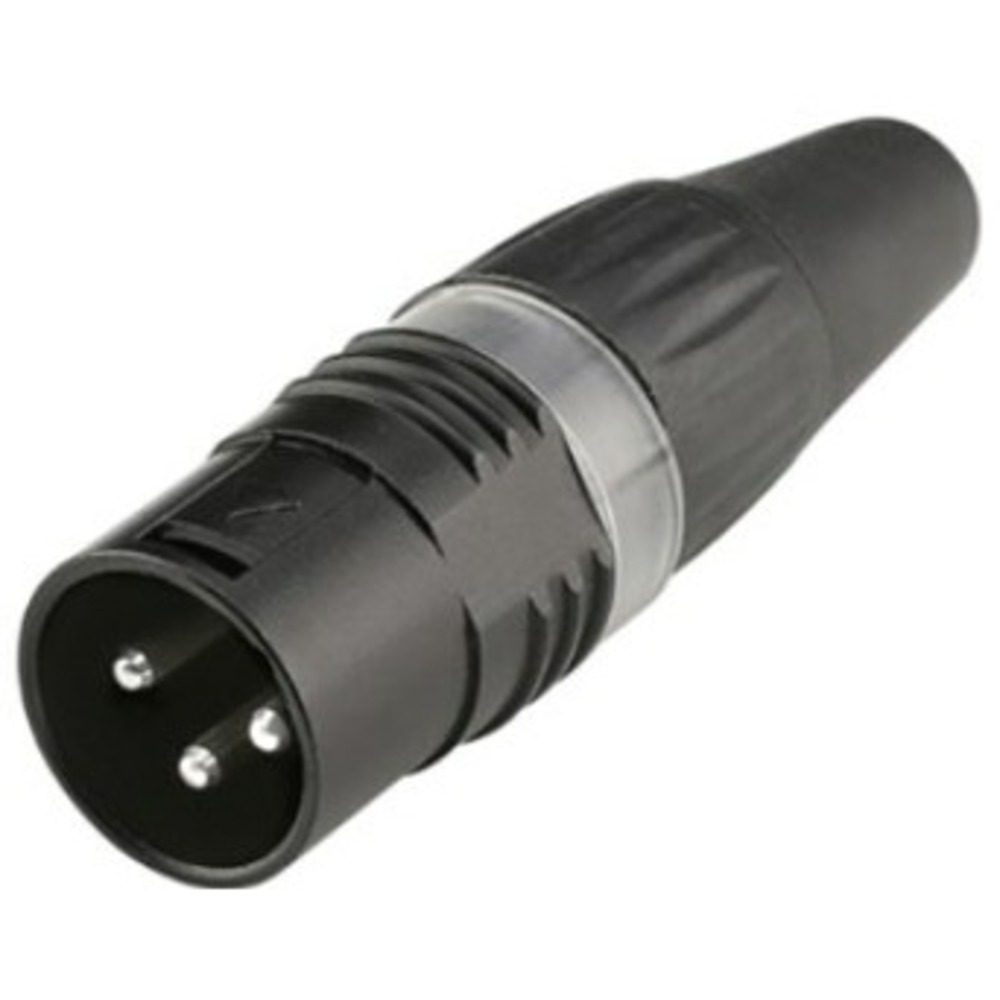 Разъем XLR (Папа) HIC-ON HI-X3CM-BLK