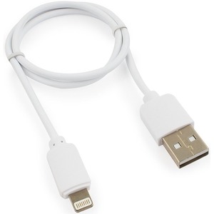 Кабель USB 2.0 Тип A - Lightning Гарнизон GCC-USB2-AP2-0.5M-W 0.5m
