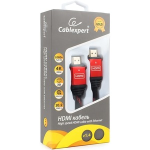 Кабель HDMI - HDMI Cablexpert CC-G-HDMI02-1M 1.0m