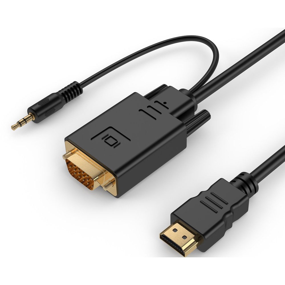 Кабель HDMI - VGA Cablexpert A-HDMI-VGA-03-10M 10.0m