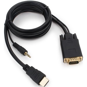 Кабель HDMI - VGA Cablexpert A-HDMI-VGA-03-6 1.8m
