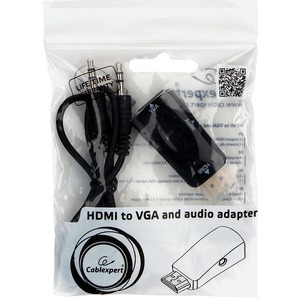 Переходник HDMI - VGA Cablexpert A-HDMI-VGA-02