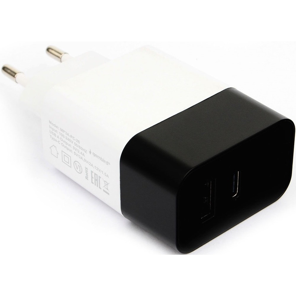 Универсальное зарядное устройство Cablexpert MP3A-PC-26W