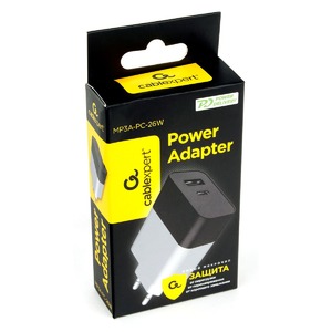 Универсальное зарядное устройство Cablexpert MP3A-PC-26W