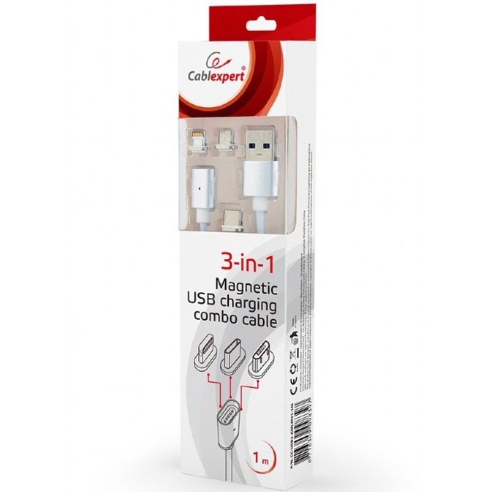 Кабель USB 2.0 Тип A - Lightning Cablexpert CC-USB2-AMLM31-1M 1.0m