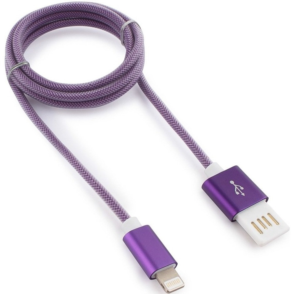 Кабель USB 2.0 Тип A - Lightning Cablexpert CCB-ApUSBp1m 1.0m