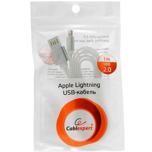 Кабель USB 2.0 Тип A - Lightning Cablexpert CC-ApUSBs1m 1.0m