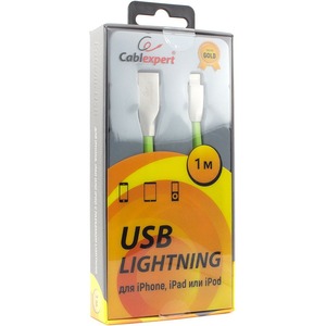 Кабель USB 2.0 Тип A - Lightning Cablexpert CC-G-APUSB01Gn-1M 1.0m