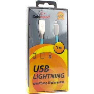 Кабель USB 2.0 Тип A - Lightning Cablexpert CC-G-APUSB01Bl-1M 1.0m