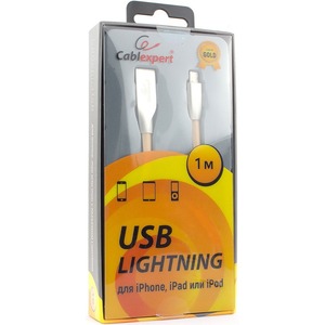 Кабель USB 2.0 Тип A - Lightning Cablexpert CC-G-APUSB01Gd-1M 1.0m