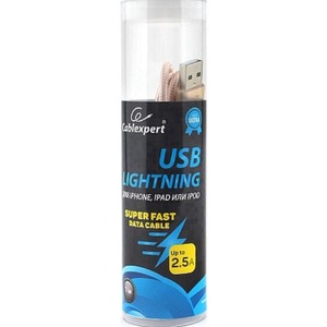 Кабель USB 2.0 Тип A - Lightning Cablexpert CC-U-APUSB01Gd-1M 1.0m