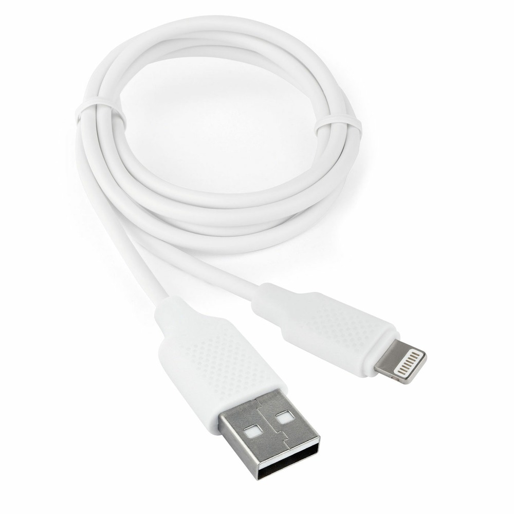 Кабель USB 2.0 Тип A - Lightning Cablexpert CCB-USB-AMAPO2-1MW 1.0m