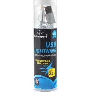 Кабель USB 2.0 Тип A - Lightning Cablexpert CC-U-APUSB01S-1M 1.0m