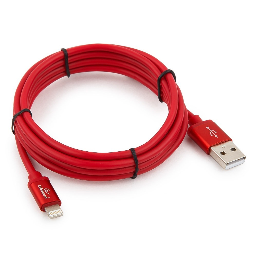 Кабель USB 2.0 Тип A - Lightning Cablexpert CC-S-APUSB01R-1.8M 1.8m