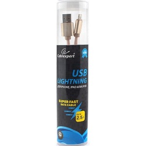 Кабель USB 2.0 Тип A - Lightning Cablexpert CC-U-APUSB01Gd-3M 3.0m