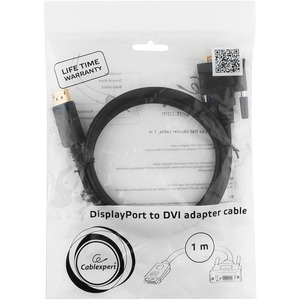 Кабель DisplayPort - DVI Cablexpert CC-DPM-DVIM-1M 1.0m