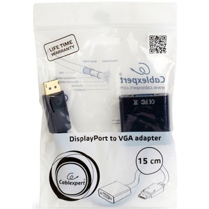 Переходник DisplayPort - VGA Cablexpert A-DPM-VGAF-02