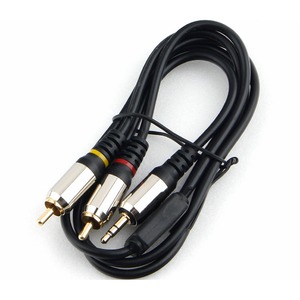 Кабель аудио 1xMini Jack - 2xRCA Cablexpert CCAB-02-35M2RM-2MB 2.0m