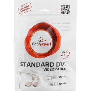 Кабель DVI - DVI Cablexpert CC-DVI-15 4.5m