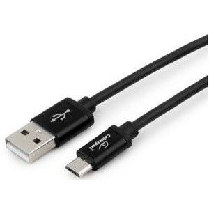 Кабель USB 2.0 Тип A - B micro Cablexpert CC-S-mUSB01Bk-1M 1.0m