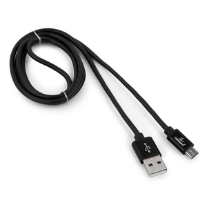 Кабель USB 2.0 Тип A - B micro Cablexpert CC-S-mUSB01Bk-1M 1.0m