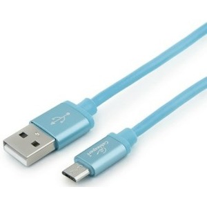 Кабель USB 2.0 Тип A - B micro Cablexpert CC-S-mUSB01Bl-1M 1.0m