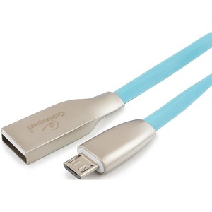 Кабель USB 2.0 Тип A - B micro Cablexpert CC-G-mUSB01Bl-1M 1.0m