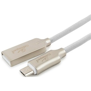 Кабель USB 2.0 Тип A - B micro Cablexpert CC-P-mUSB02W-1M 1.0m