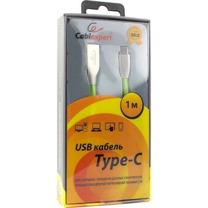 Кабель USB 3.1 Тип C - USB 2.0 Тип A Cablexpert CC-G-USBC01Gn-1M 1.0m