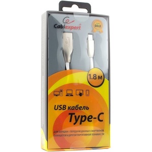 Кабель USB 3.1 Тип C - USB 2.0 Тип A Cablexpert CC-G-USBC01W-1M 1.0m