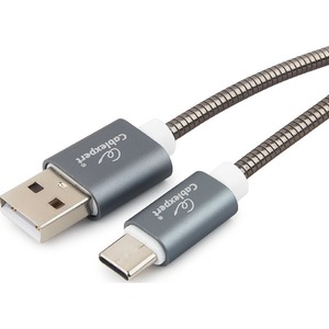Кабель USB 3.1 Тип C - USB 2.0 Тип A Cablexpert CC-G-USBC02Gy-1M 1.0m