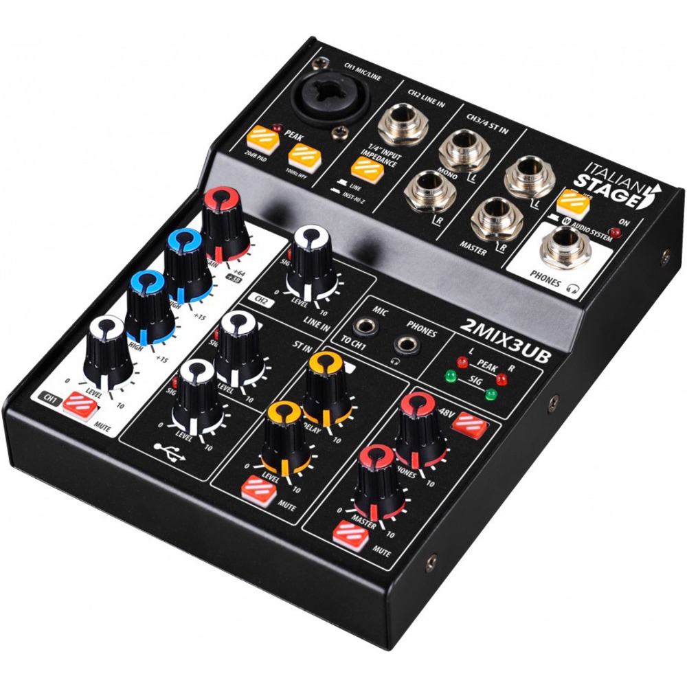 Аналоговый микшер ITALIAN STAGE 2MIX3UB