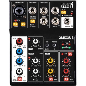 Аналоговый микшер ITALIAN STAGE 2MIX3UB