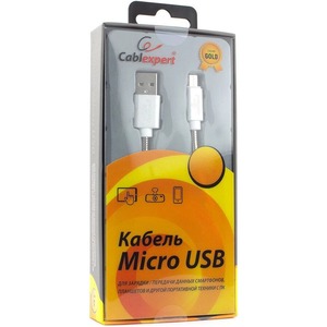 Кабель USB 2.0 Тип A - B micro Cablexpert CC-G-mUSB02S-1.8M 1.8m