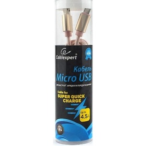 Кабель USB 2.0 Тип A - B micro Cablexpert CC-U-mUSB01Gd-1.8M 1.8m