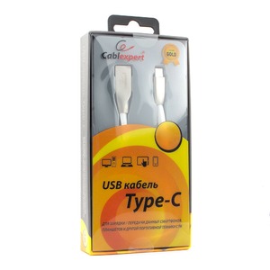 Кабель USB 3.1 Тип C - USB 2.0 Тип A Cablexpert CC-G-USBC01W-1.8M 1.8m