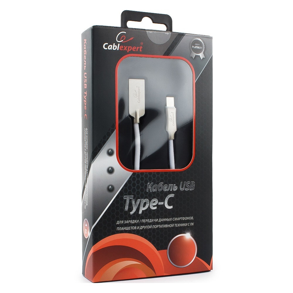 Кабель USB 3.1 Тип C - USB 2.0 Тип A Cablexpert CC-P-USBC02W-1.8M 1.8m