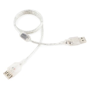 Удлинитель USB 2.0 Тип A - A Cablexpert CCF-USB2-AMAF-TR-0.75M 0.75m