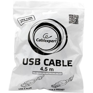 Удлинитель USB 2.0 Тип A - A Cablexpert CCF2-USB2-AMAF-15 4.5m