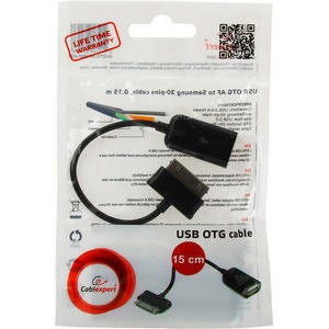 Переходник USB - USB Cablexpert A-OTG-AF30P-001 0.15m
