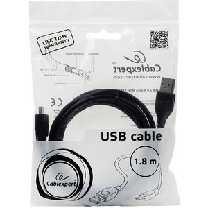 Кабель USB 2.0 Тип A - B 5pin mini Cablexpert CCP-USB2-AM5P-6 1.8m