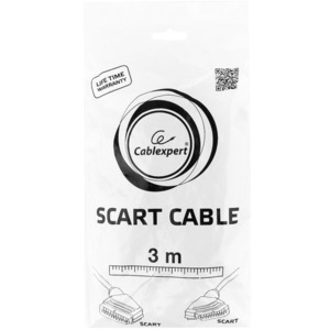 Кабель видео SCART - SCART Cablexpert CCV-518-3M 3.0m