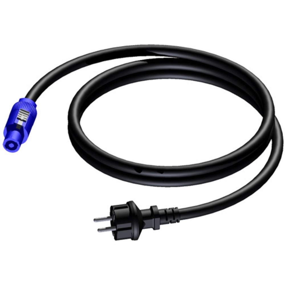 Кабель силовой Schuko - powerCON Procab CAB442/1.5 1.5m