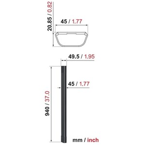 Дополнительная полка для ТВ стойки Vogels CABLE 4 WHITE