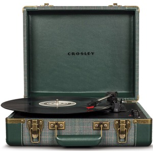 Проигрыватель винила Crosley EXECUTIVE PORTABLE [CR6019D-PNE] Pine Needle c Bluetooth