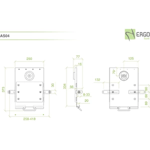 Аксессуар для кронштейна ErgoFount AS04