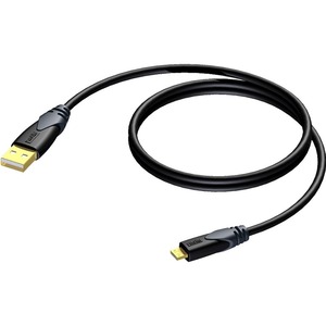 Кабель USB 2.0 Тип A - B micro Procab CLD612/1.5 1.5m
