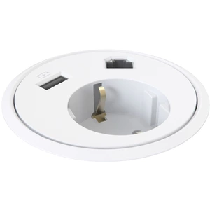 Розетка для монтажа в стол Kondator 935-PD12W