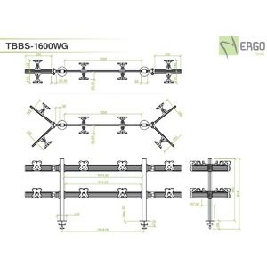 Кронштейн настольный ErgoFount TBBS-1600WG