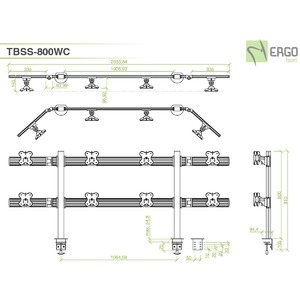 Кронштейн настольный ErgoFount TBSS-800WC